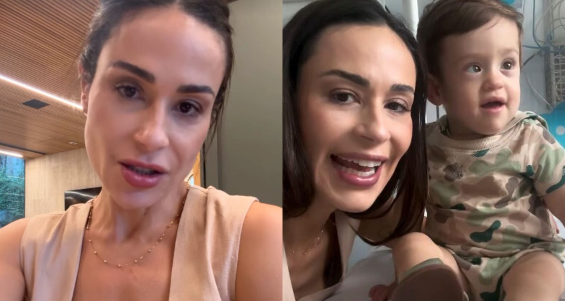 Nadja Haddad com o filho, José - Foto: Reprodução / Instagram @nadjahaddad