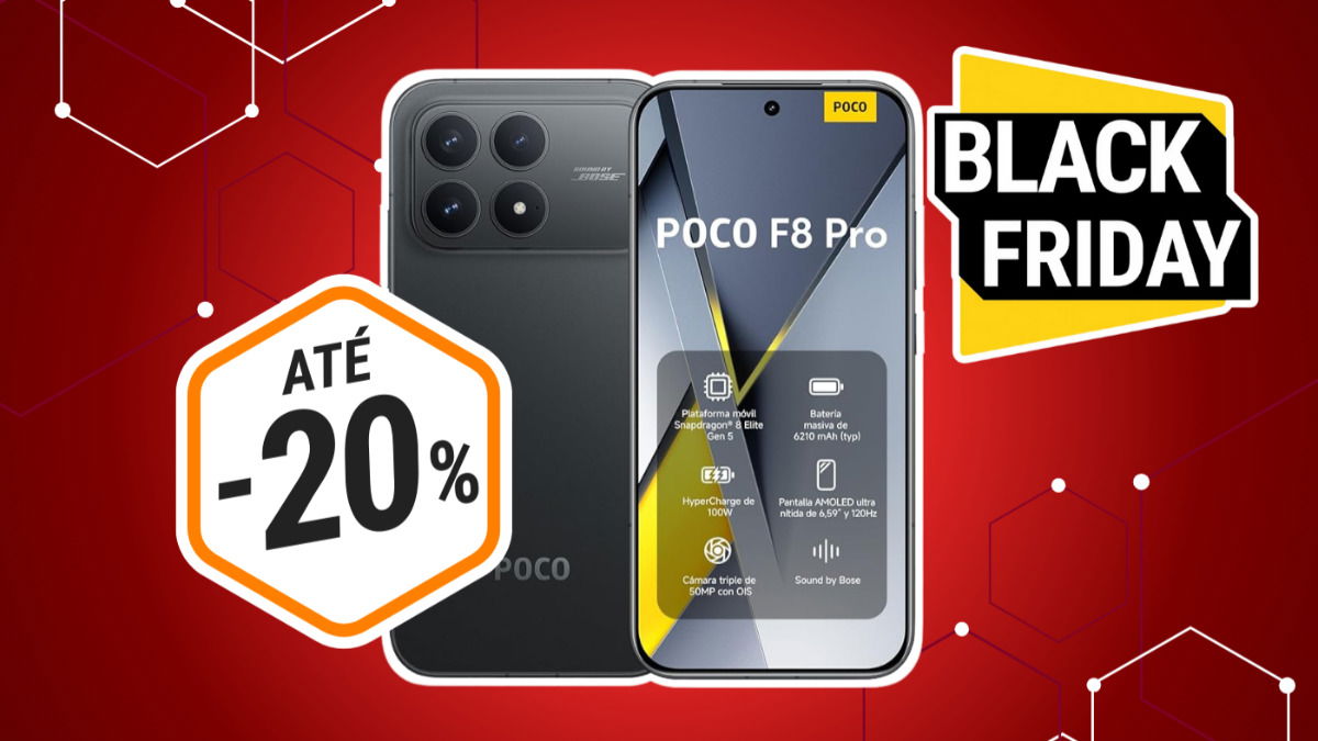 Não percas: o XIAOMI POCO F8 Pro está com desconto 20% e ainda tens um cupão de 100 €