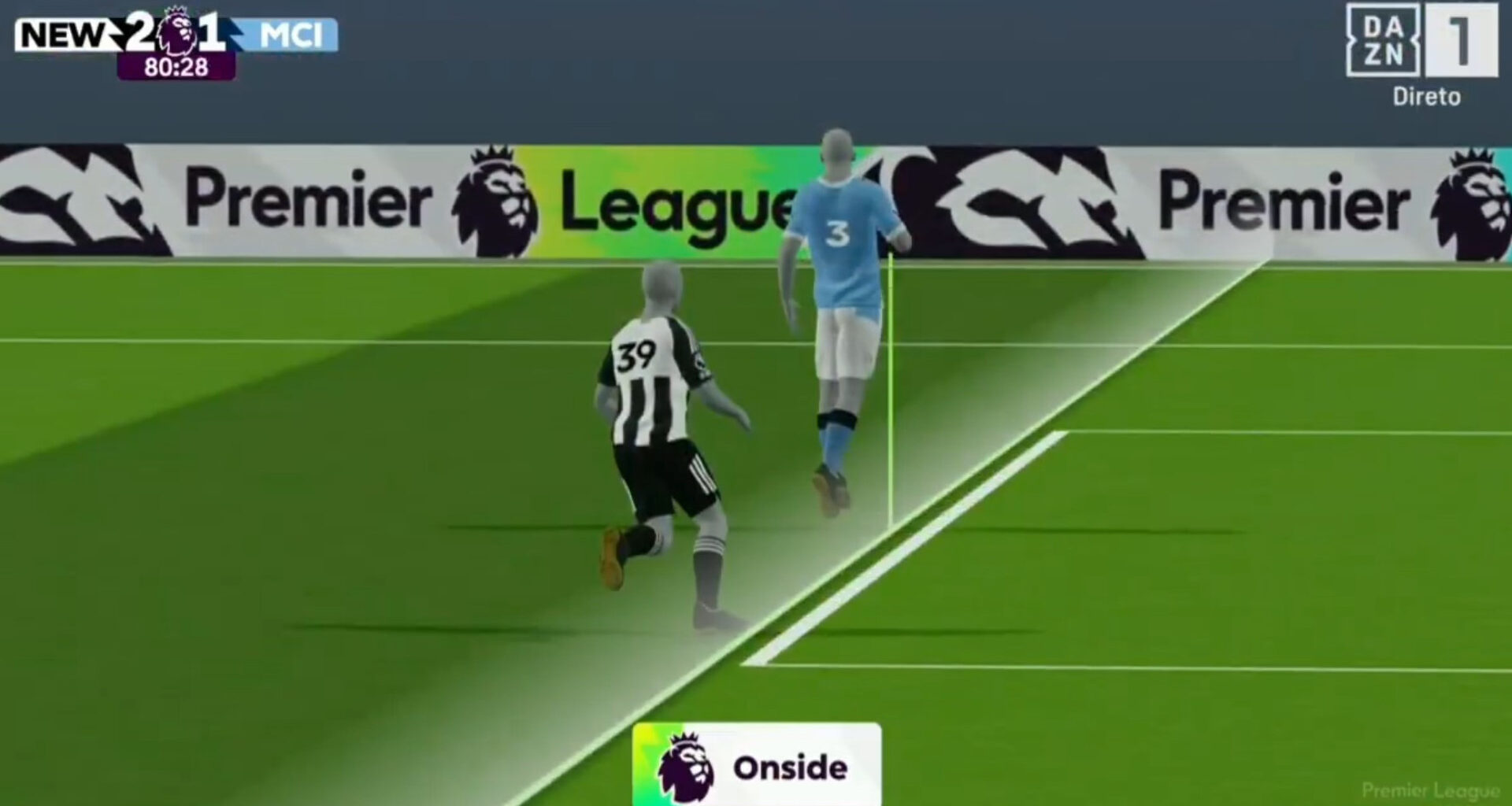 VAR valida golo polémico no Newcastle-Man. City e culpa é de… Rúben Dias