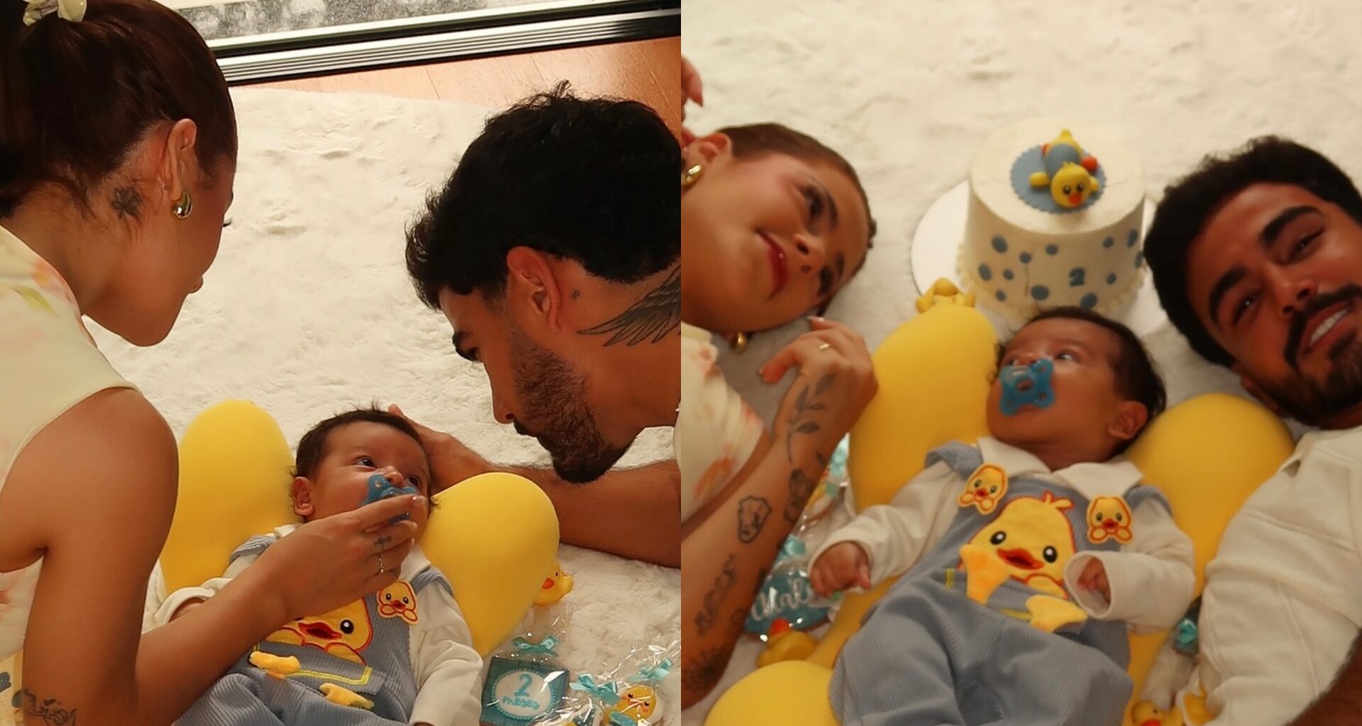 Nathalia Valente, Thales e Yuri Meirelles