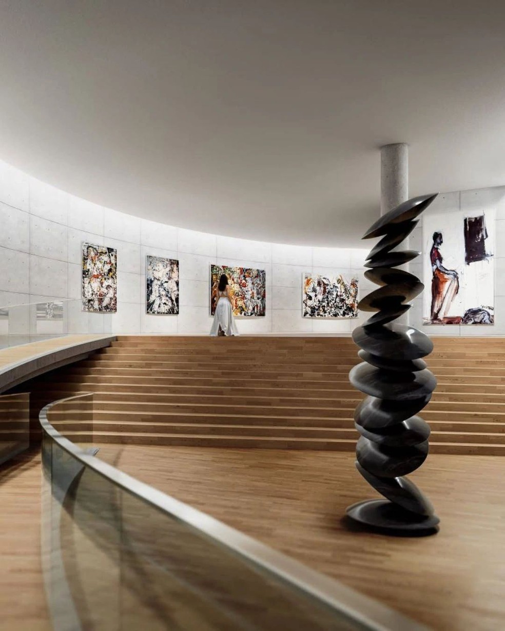 Museu flutuante de Dubai terá cinco andares — Foto: Divulgação