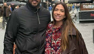 Patricia Abravanel com o marido em viagem