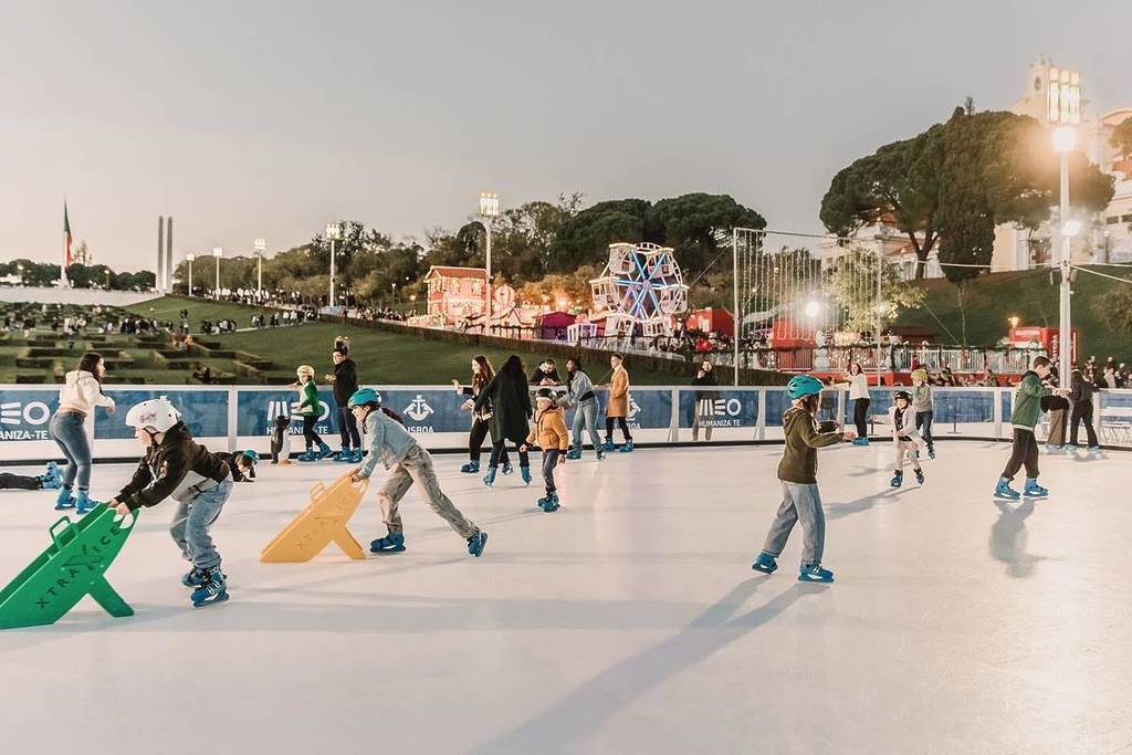 pistas de gelo na wornderland lisboa