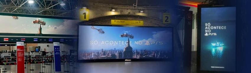 Campanha “Só Acontece no PS5” celebra cinco anos do console com ativações OOH