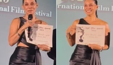 Mônica Carvalho leva prêmio de 'Melhor Atriz' em festival de cinema em Mônaco