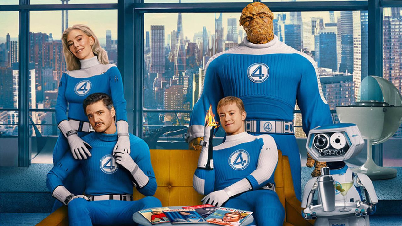 Pôster oficial de 'Quarteto Fantástico: Primeiro Passos'