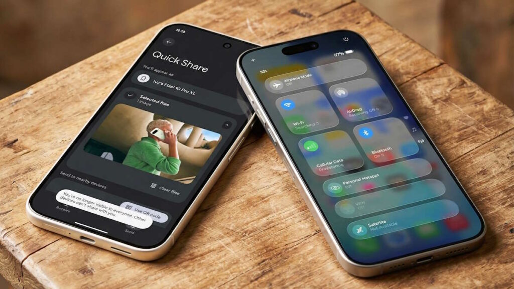 Qualcomm Android AirDrop Apple smartphones