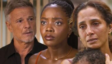 Marcello Novaes, Clara Moneke e Camila Pitanga na novela Dona de Mim