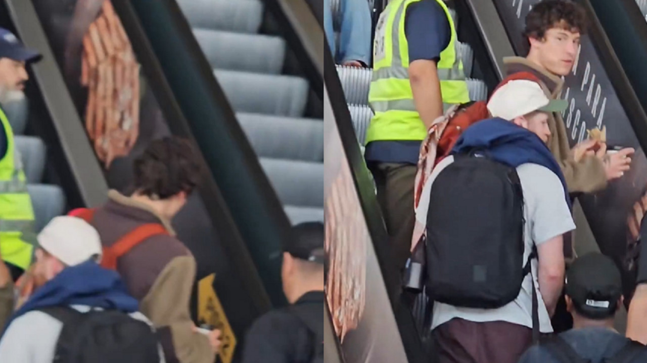 Shawn Mendes é visto comendo pastel em aeroporto; vídeo