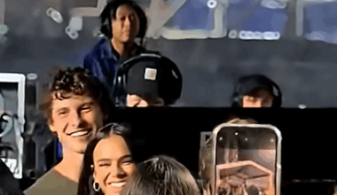 Shawn Mendes e Bruna Marquezine são flagrados juntos em show de Dua Lipa
