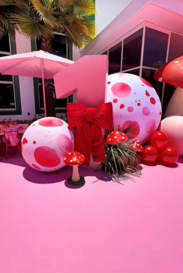 Decoração do 1º mêsversário de Eloah - Foto: Reprodução / TikTok