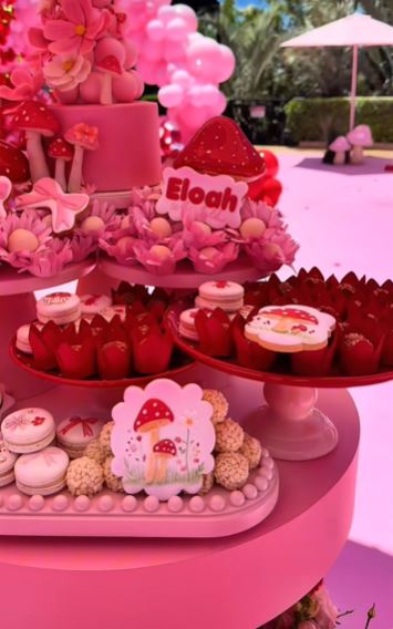 Decoração do 1º mêsversário de Eloah - Foto: Reprodução / TikTok