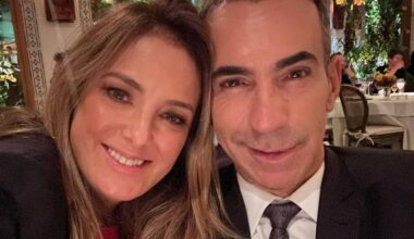 Ticiane Pinheiro e filhas se despedem de Cesar Tralli no Rio