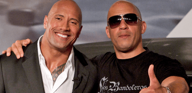 Vin Diesel e Dwayne Johnson passaram anos afastados e sinalizaram reconciliação em 2023