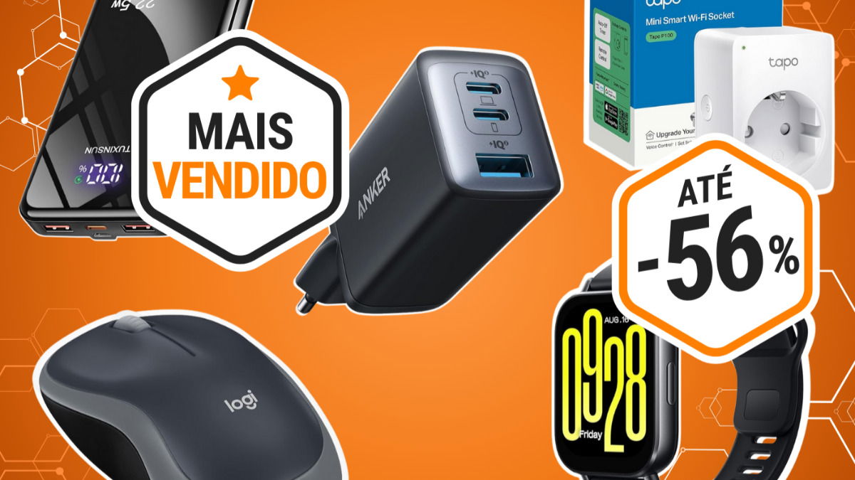 Top 15 produtos mais vendidos hoje com descontos até 56% na Amazon!