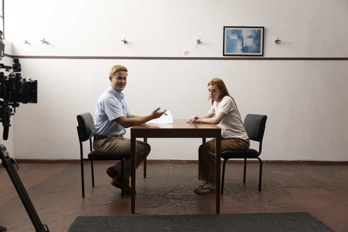 como foi a entrevista de Suzane von Richthofen para Gugu Liberato, reproduzida na série