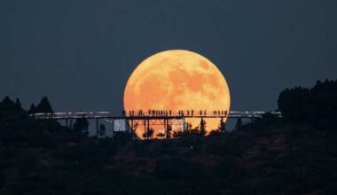 A super-Lua dourada de Novembro vai ser a maior e a mais luminosa do ano