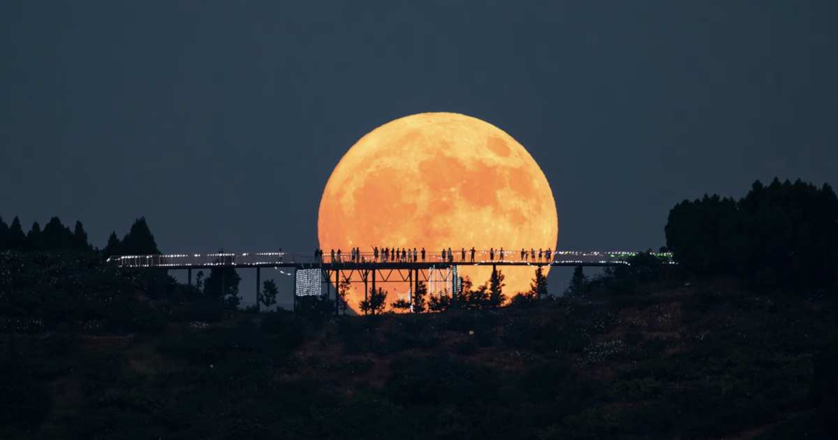 A super-Lua dourada de Novembro vai ser a maior e a mais luminosa do ano