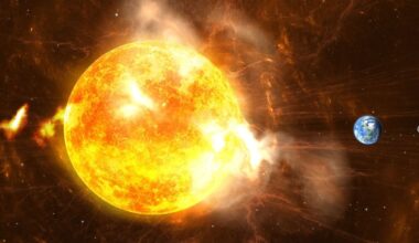 o risco de uma tempestade solar e como nos afetaria