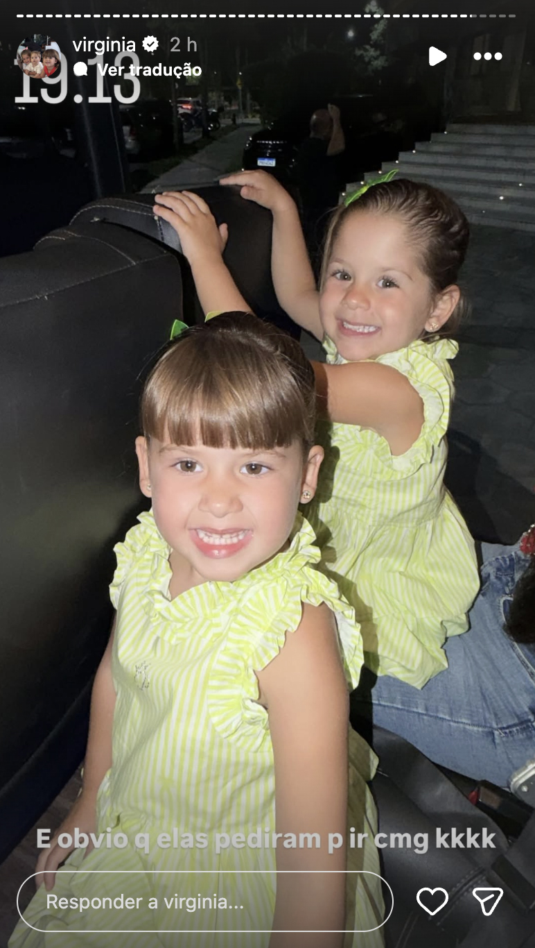 Maria Alice e Maria Flor - Foto: Reprodução / Instagram