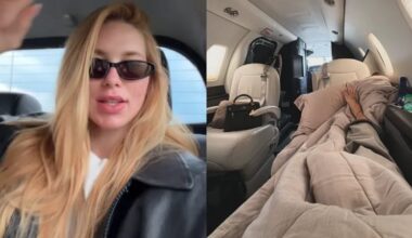 Avião de Virginia passa por forte turbulência: 'Fiquei desesperada'