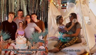 Veja como foi a festa de aniversário de 6 anos da filha de Fernanda Lima e Rodrigo Hilbert