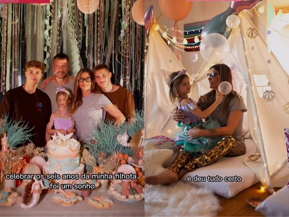 Veja como foi a festa de aniversário de 6 anos da filha de Fernanda Lima e Rodrigo Hilbert