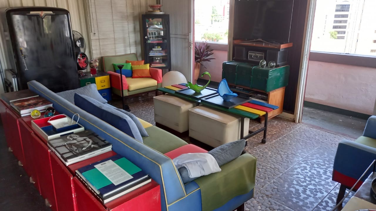 Decoração multicolorida — Foto: arquivo pessoal