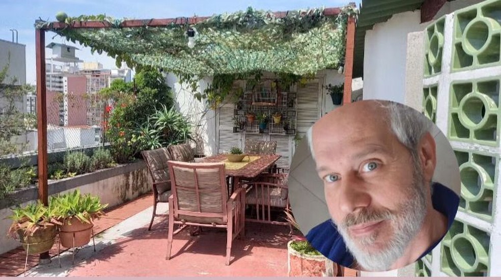 Nico Puig e o seu triplex em São Paulo — Foto: Reprodução
