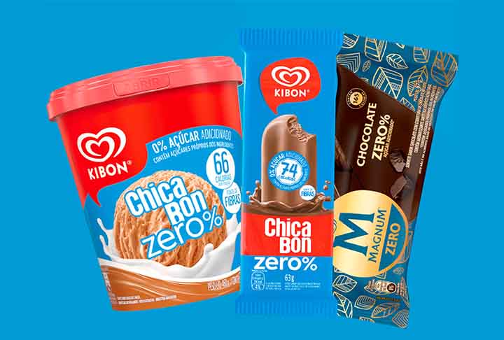 Assim, as grandes empresas voltadas a esses produtos também apostam nas versões diets. Picolés sorvetes são alternativas para tentar reduzir os prejuízos à saúde, porém devem ser consumidos de forma equilibrada e sempre com atenção aos rótulos. - Divulgação