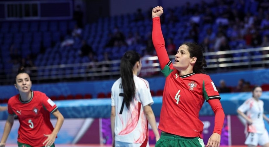 Mundial Feminino de Futsal. Portugal defronta hoje a Argentina nas meias-finais
