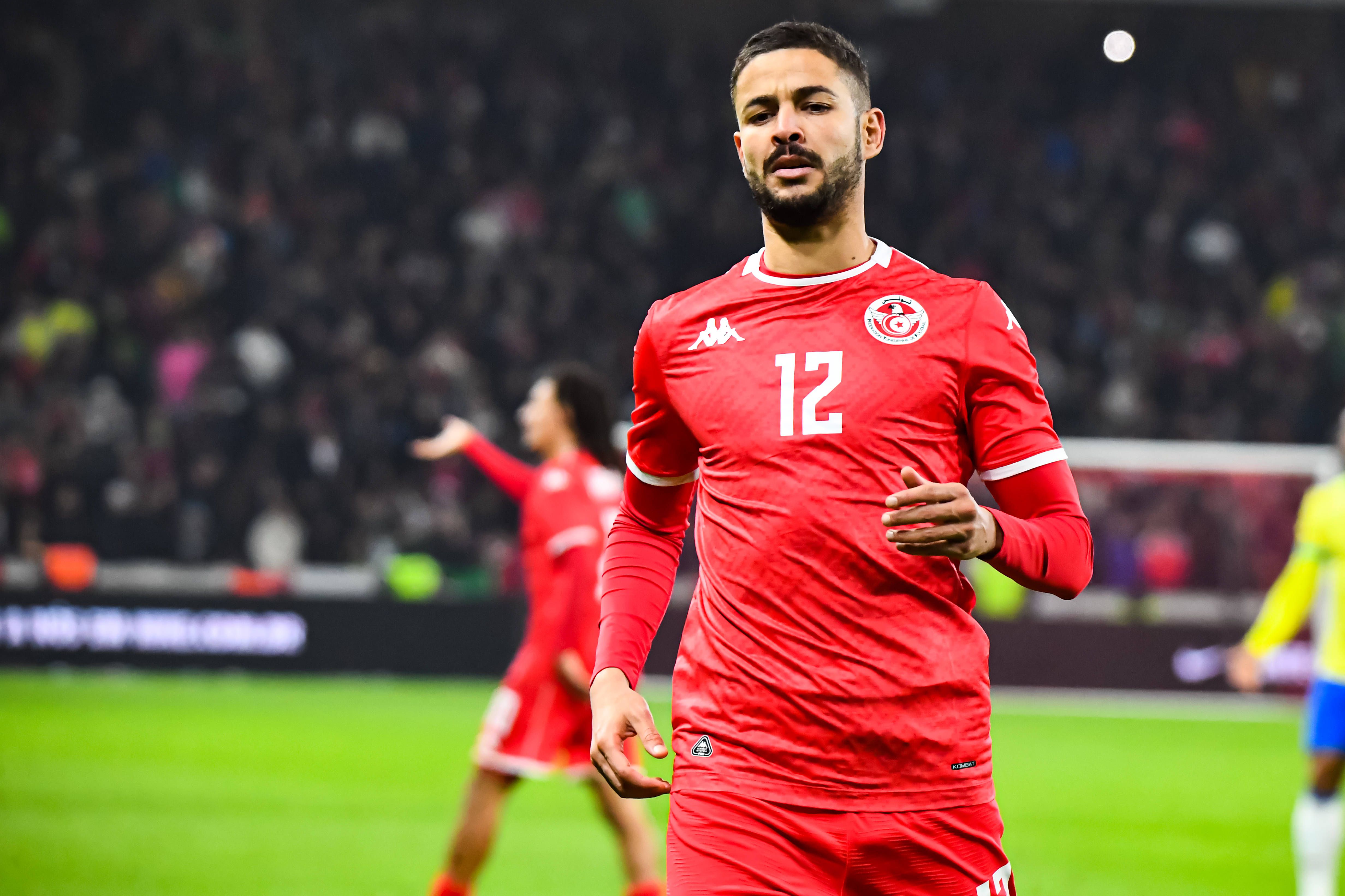 Tunísia. 6.8% de hipóteses de vitória; 13.7% de chegar à final; 26.8% de chegar às meias-finais; 49% de chegar aos quartos de final