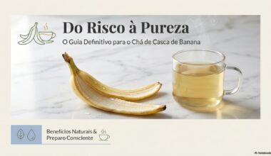 Guia Visual sobre Ch&aacute; de Casca de Banana emagrece mesmo ou n&atilde;o
