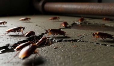 Por que o calor favorece o surgimento de baratas e quais medidas ajudam a afastá-las