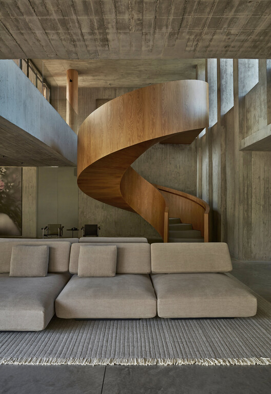 Casa Haras / Cinco Sólidos - Fotografia de Interiores, Sala de Estar, Madeira