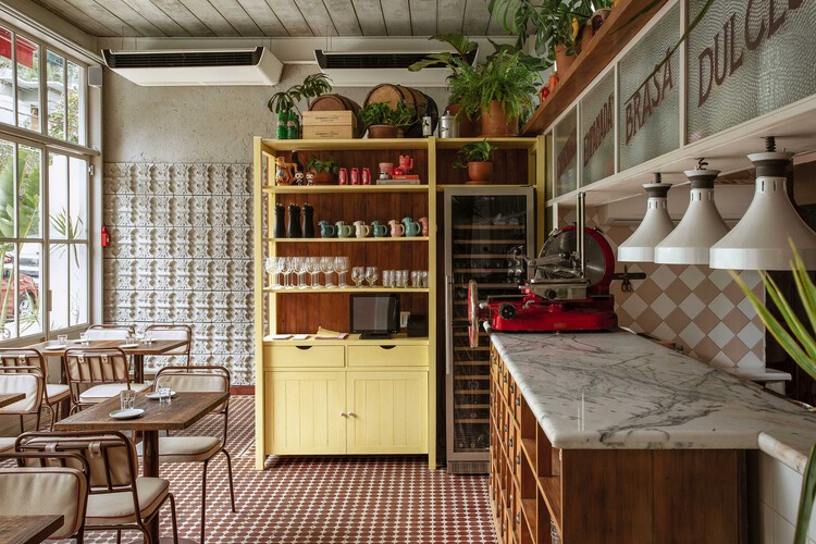 Restaurante Gonza / Tadu Arquitetura - Fotografia de Interiores, Cozinha, Prateleira, Cadeira