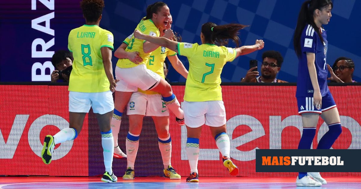 Mundial futsal: Brasil vence Japão e discute lugar na final com a Espanha