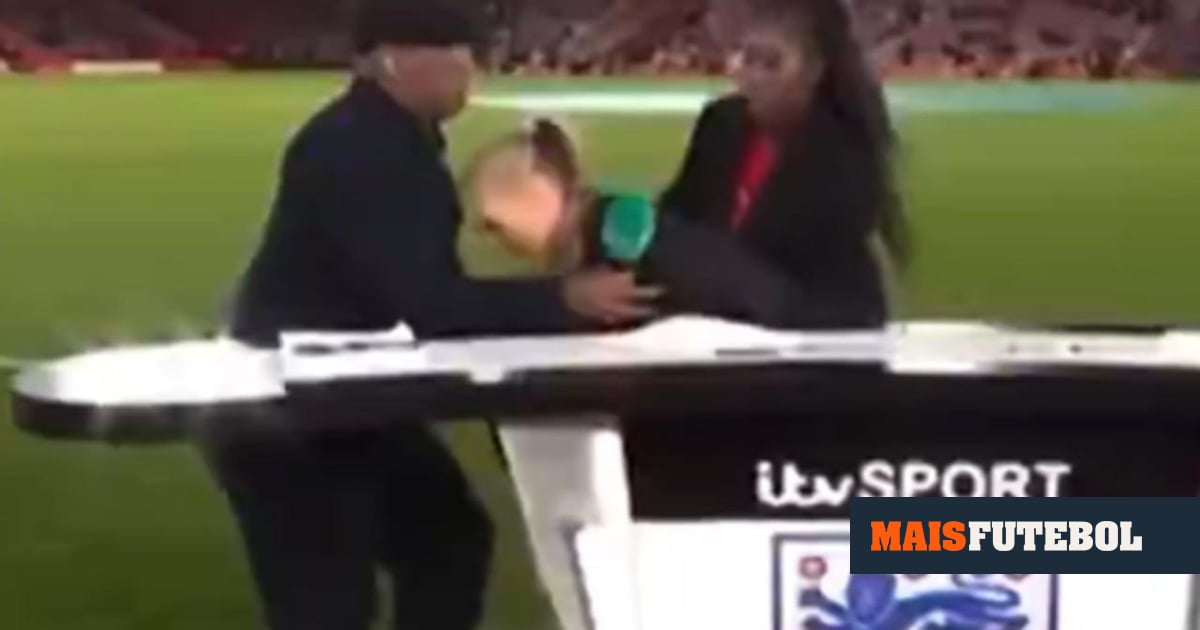 VÍDEO: jornalista inglesa sofre indisposição e é amparada por Ian Wright