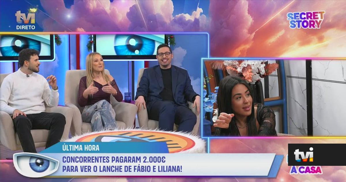 Última Hora: Concorrentes pagam 2000 euros para assistir ao lanche de Fábio e Liliana - TVI