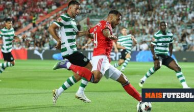 Liga: os onzes prováveis para o dérbi entre Benfica e Sporting