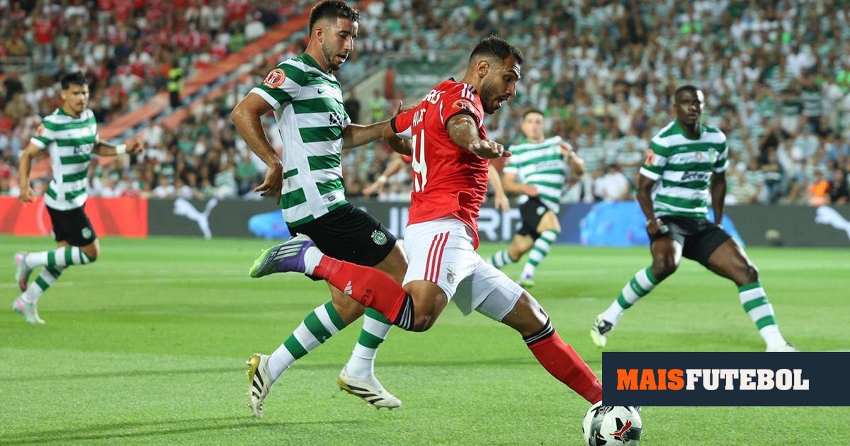 Liga: os onzes prováveis para o dérbi entre Benfica e Sporting