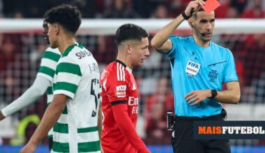 Mourinho diz que Hjulmand «é intocável» e elogia Prestianni pelo vermelho