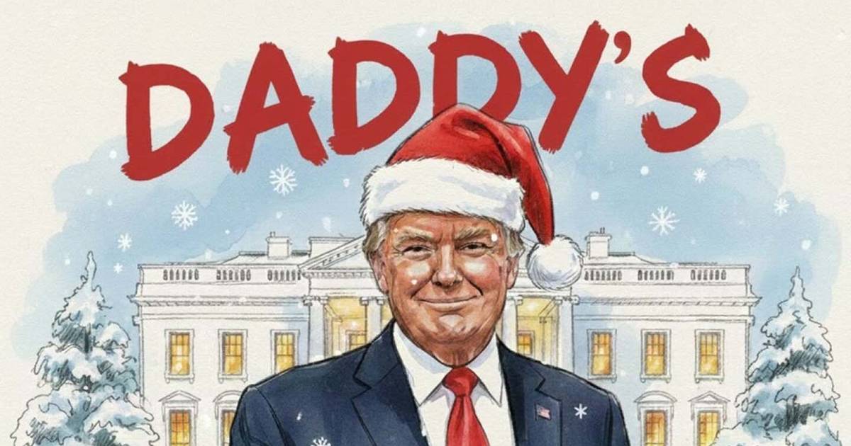 postal de Natal de Trump divide opiniões e é rotulado de "cringe"