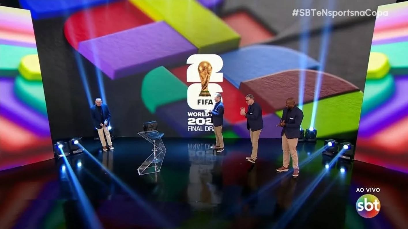Rádio Educadora 90.3 FM » Galvão Bueno faz estreia histórica no SBT durante sorteio da Copa de 2026