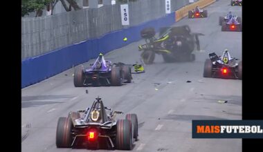 VÍDEO: estreia de Félix da Costa na Jaguar marcada por acidente aparatoso