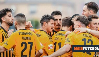 II Liga: Lourosa vence Portimonense com golo de Platiny aos 90+13