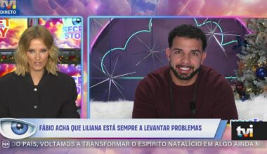 Cristina Ferreira confronta Fábio: Está ou não apaixonado pela Liliana? - Secret Story