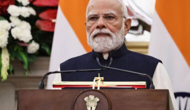 Primeiro-ministro indiano revela conversa com Trump sobre relações bilaterais