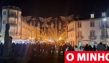 'Apagão' na iluminação de Natal em Viana que até Carlos Moedas queria ver