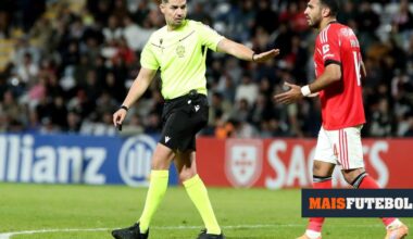 CA atribui nota insatisfatória a arbitragens de Benfica e Sporting
